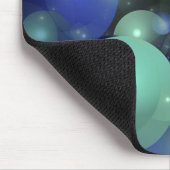 青と緑の泡 マウスパッド (コーナー)