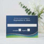 青と緑の波の応答 出欠カード (スタンド正面)