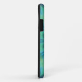 青と緑の絞り染め Case-Mate iPhoneケース (裏面/右)