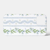 青と緑の縞 Case-Mate iPhoneケース (裏面 (横))