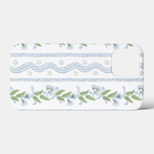 青と緑の縞 Case-Mate iPhoneケース (裏面 (横))