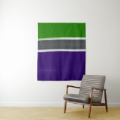 青と緑の色のブロックアート タペストリー (インサイチュ)