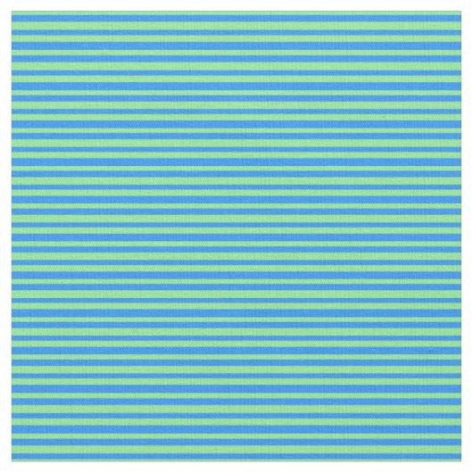 青と緑の色の付いたストライプ ファブリック (クローズアップ)