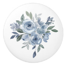 青と緑の花家具