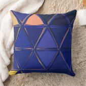 青と緑の装飾用クッション クッション (ブランケット)