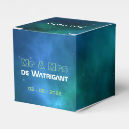 青と緑の銀河系結婚ズ フェイバーボックス