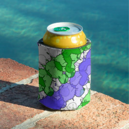 青と緑の（ばちゃばちゃ）跳ねる動揺してクーラーボックス 缶クーラー