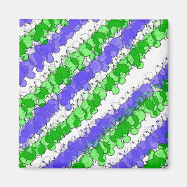 青と緑の（ばちゃばちゃ）跳ねる 動揺して マグネット