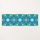 青と緑ヨガマット ヨガマット (正面(横))