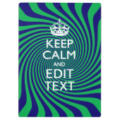 青と緑保のツイストをカスタマイズ クリップボード (裏面)