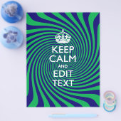 青と緑保のツイストをカスタマイズ チラシ (シングル)