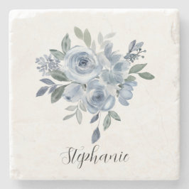 青と緑 ストーンコースター