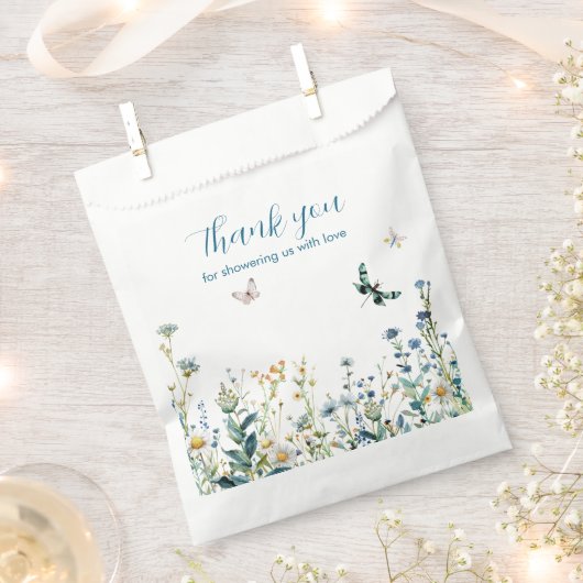 青と緑 フェイバーバッグ (クリップ留めされた状態)