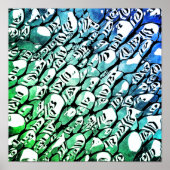 青と緑 ポスター (正面)