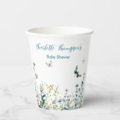 青と緑 紙コップ (正面)