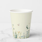 青と緑 紙コップ (裏面)