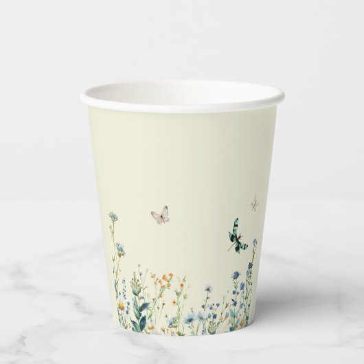 青と緑 紙コップ (裏面)