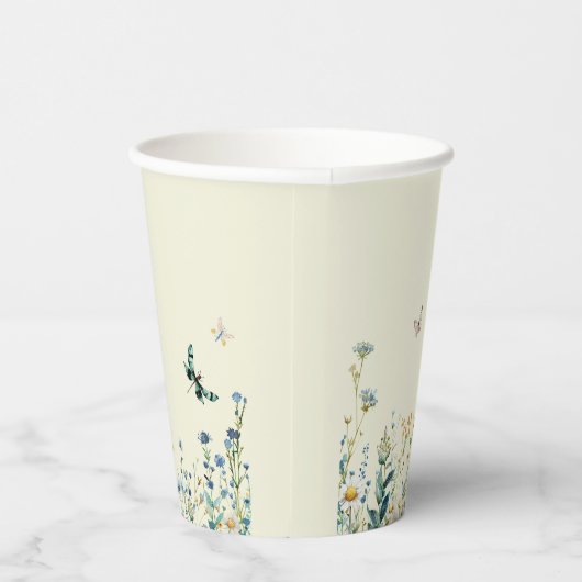 青と緑 紙コップ (右)