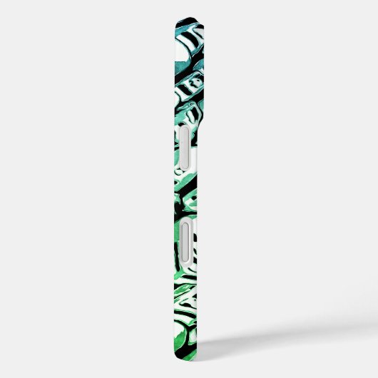 青と緑 Case-Mate iPhoneケース (裏面 / 右)