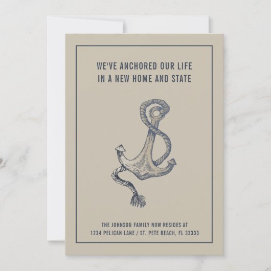 青と航海のトープヴィンテージいかり移動 案内状 (正面)