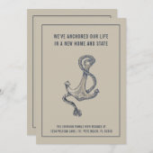 青と航海のトープヴィンテージいかり移動 案内状 (正面/裏面)