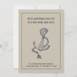 青と航海のトープヴィンテージいかり移動 案内状