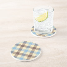 青と茶色のタータンチェック