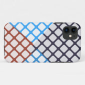 青と茶色のダイヤアーガイルモンド Case-Mate iPhoneケース (裏面(横))