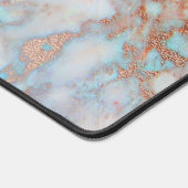 青と茶色の大理石 デスクマット (コーナー)