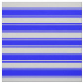 青と薄い灰色の色の線 ファブリック (見本)