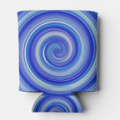 青と薄い青のスパイラル 缶クーラー (裏面)