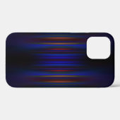 青と赤のぼやけストライプのパターンCase-Mate iPh Case-Mate iPhoneケース (裏面 (横))