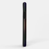 青と赤のぼやけストライプ Case-Mate iPhoneケース (裏面/右)