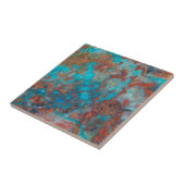 青と赤のシャットッカイト タイル (側面)