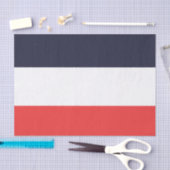 青と赤のストライプストライプの 薄葉紙 (クラフト)