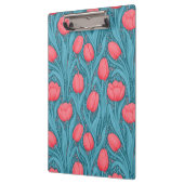 青と赤のチューリップ クリップボード (左)