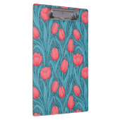 青と赤のチューリップ クリップボード (右)