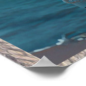 青と赤のデザインが今まで最高のもパパ ポスター (角)