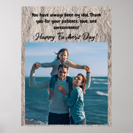 青と赤のデザインが今まで最高のもパパ ポスター