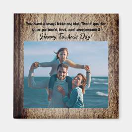 青と赤のデザインが今まで最高のもパパ マグネット