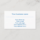 青と赤のバイエルンのダイヤモンド国旗のパターン 名刺 (正面)