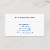 青と赤のバイエルンのダイヤモンド国旗のパターン 名刺 (正面)