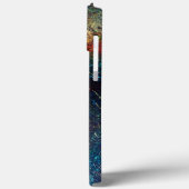 青と赤のプラスチックの下の岩またはアルミニウム箔 Case-Mate iPhoneケース (裏面 / 左)