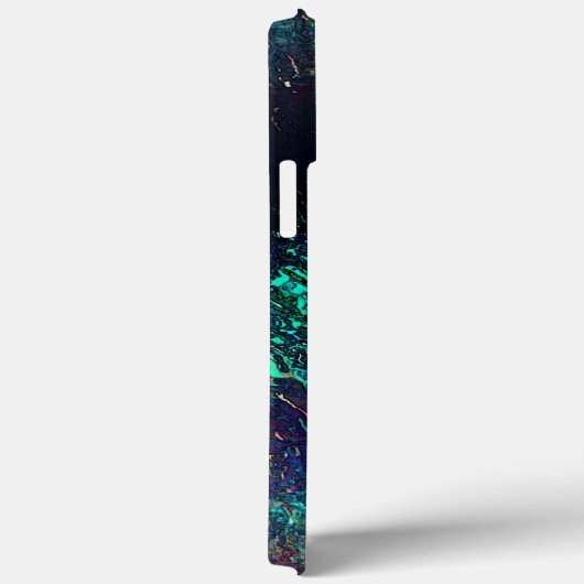 青と赤のプラスチックの下の岩またはアルミニウム箔 Case-Mate iPhoneケース (裏面 / 右)