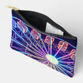 青と赤のホイール アクセサリーポーチ (見開き)