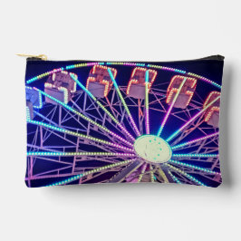 青と赤のホイール アクセサリーポーチ