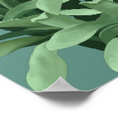 青と赤のマカオのポスターとアートプリント ポスター (角)