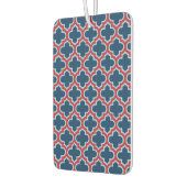 青と赤のモロッコのトレリス、ラティス、クローバー カーエアーフレッシュナー (左)