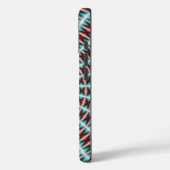 青と赤のレイスパイラルウィーブ Case-Mate iPhoneケース (裏面 / 左)