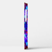 青と赤の万華鏡のように千変万化するパターンパターンCase-Mate iPhone Case-Mate iPhoneケース (裏面 / 左)